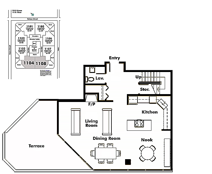 Floor plan 1104