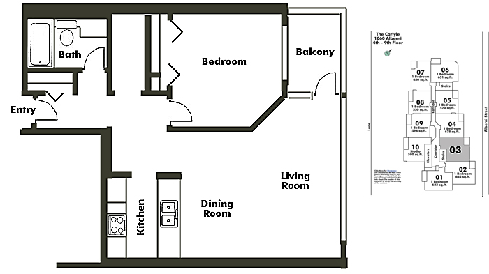 Floor plan 503