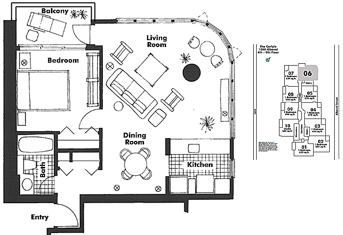Floor plan 506