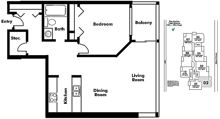 Floor plan 1302