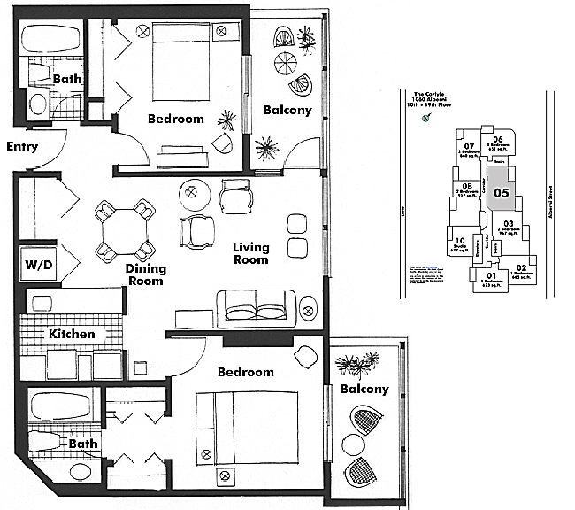 Floor plan 1405