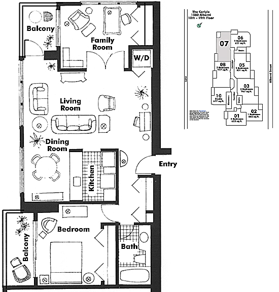 Floor plan 1307