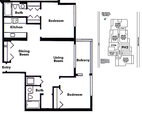 Floor plan PH2102