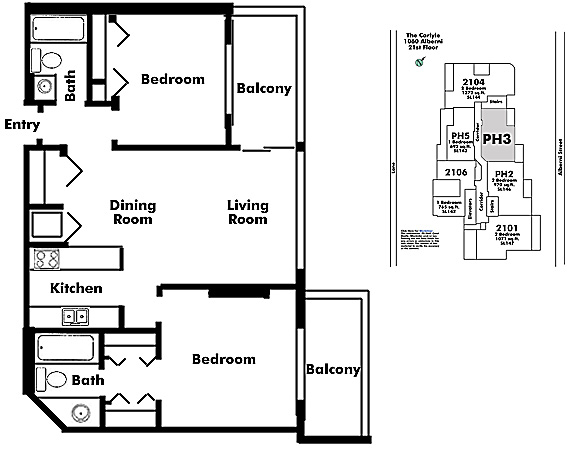 Floor plan PH2103