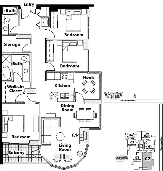 Floor plan 2102