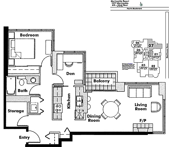 Floor plan 1007