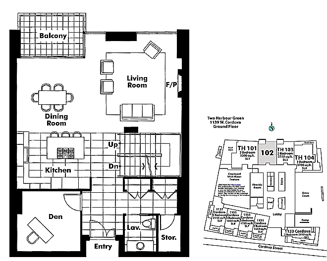 Floor plan TH102