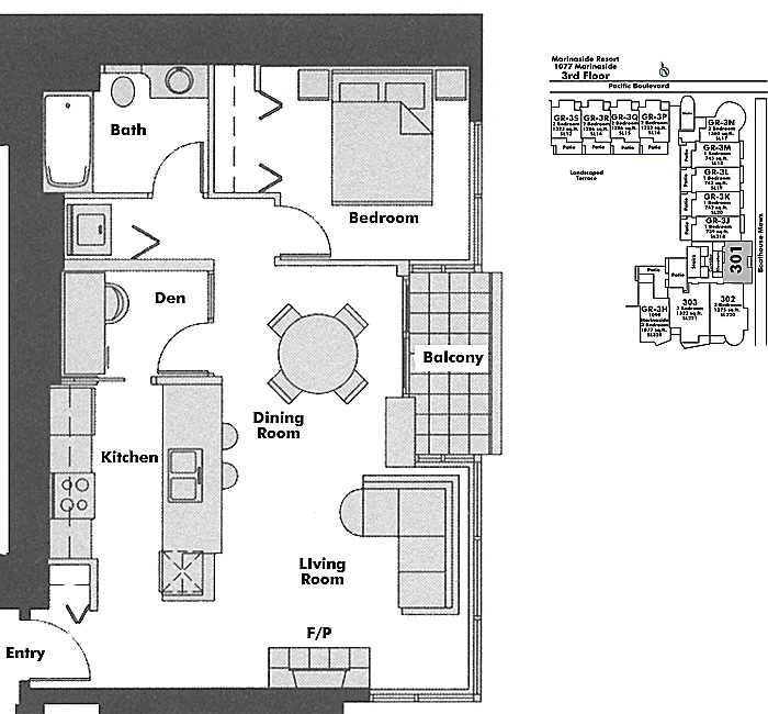 Floor plan 301