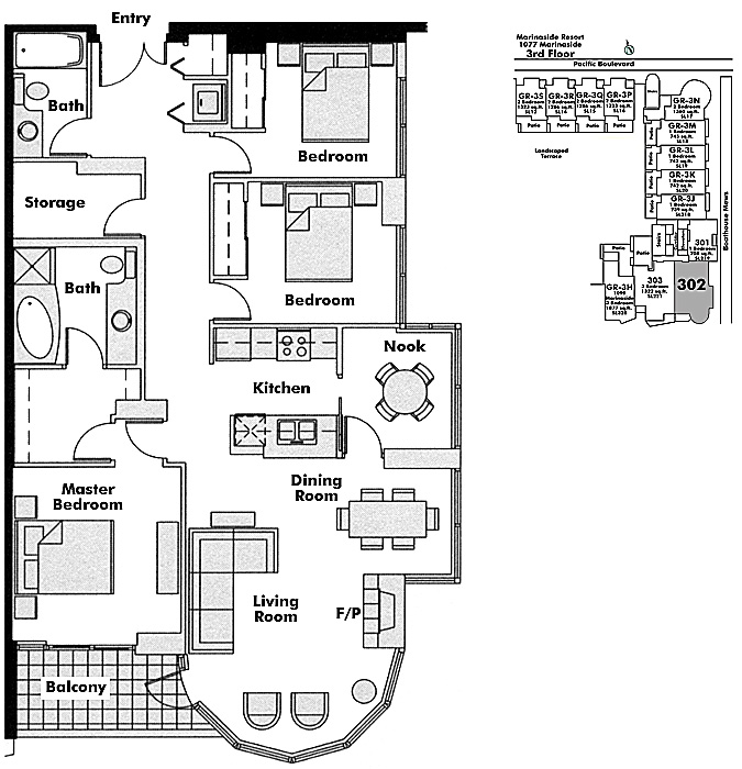 Floor plan 302