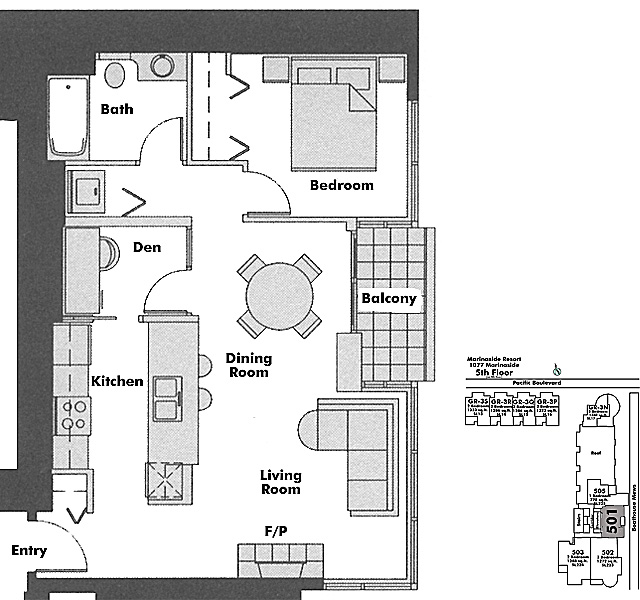 Floor plan 501
