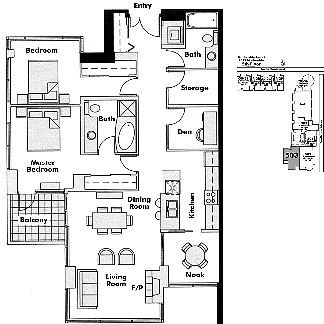Floor plan 503
