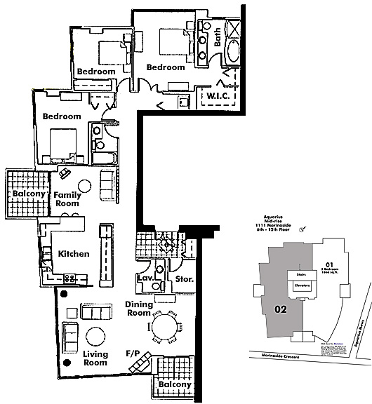 Floor plan 702