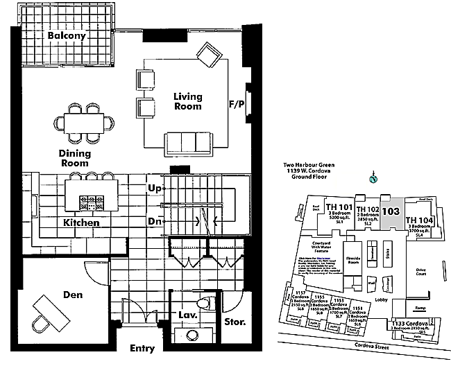 Floor plan TH103