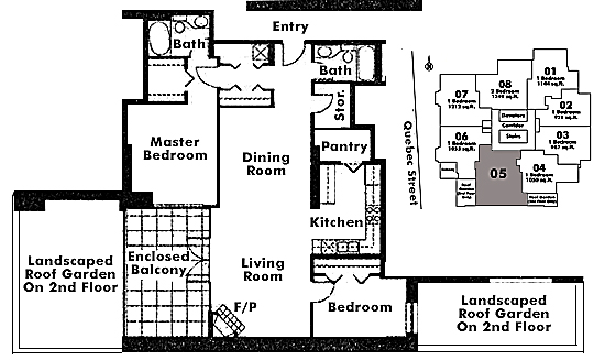 Floor plan 405