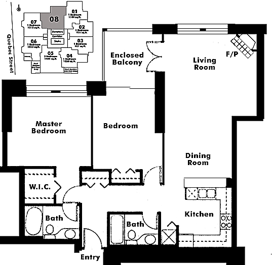 Floor plan 208