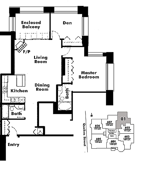 Floor plan 601