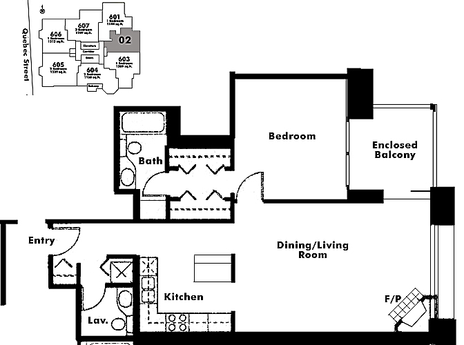 Floor plan 502