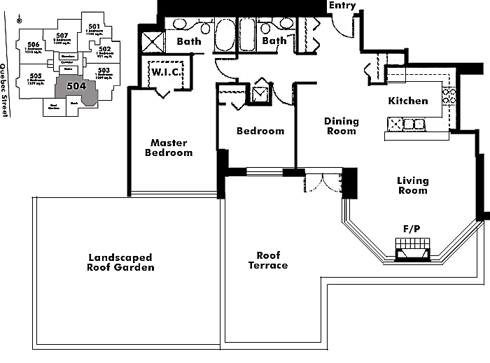 Floor plan 504