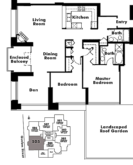 Floor plan 505