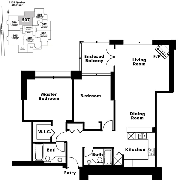 Floor plan 507