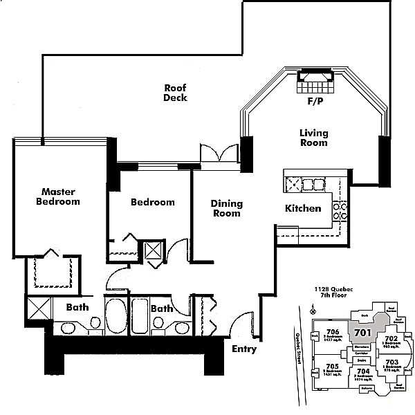 Floor plan 701