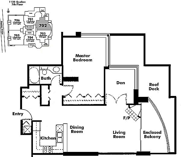 Floor plan 702