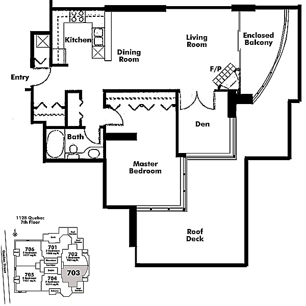 Floor plan 703