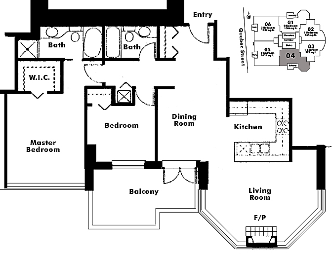 Floor plan 704