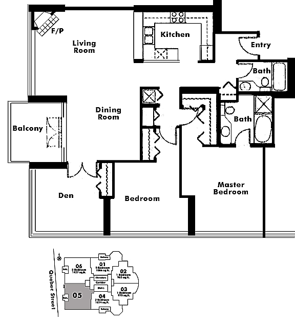 Floor plan 705