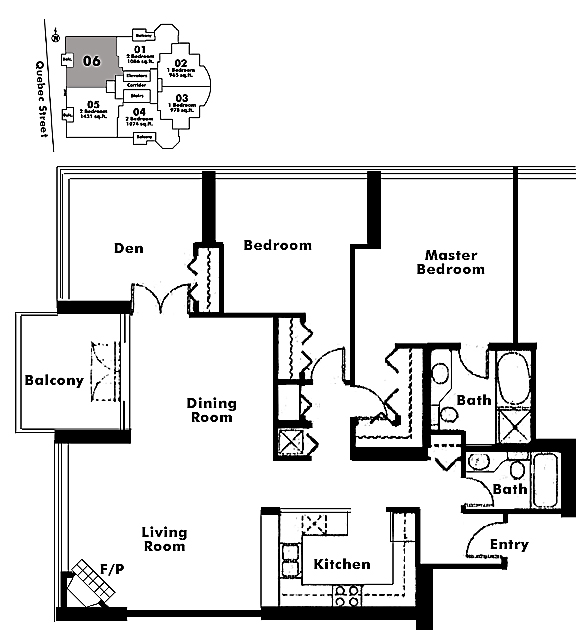Floor plan 906