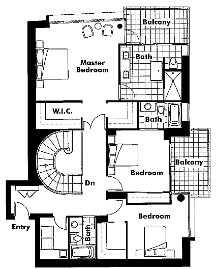 Floor plan TH104