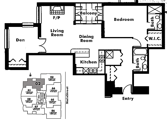 Floor plan 302
