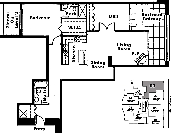 Floor plan 303