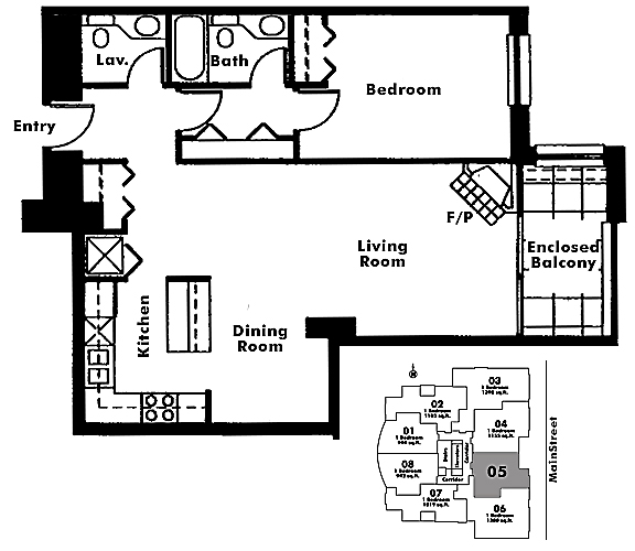 Floor plan 205