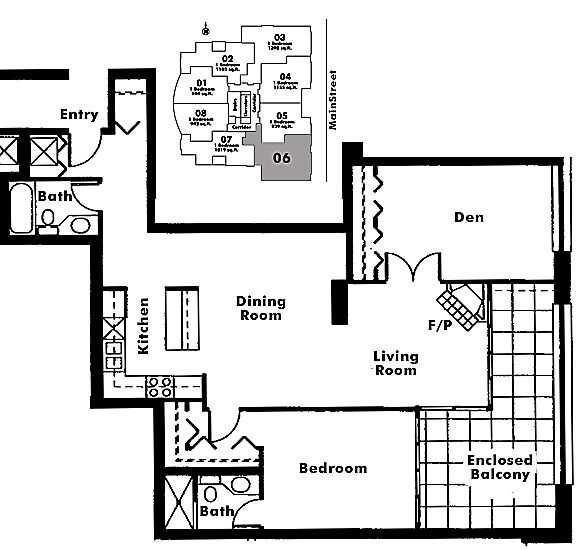 Floor plan 206