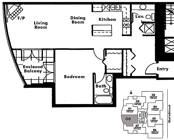 Floor plan 308