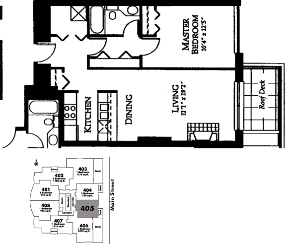 Floor plan 405
