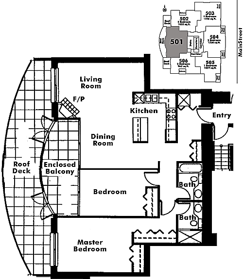 Floor plan 501