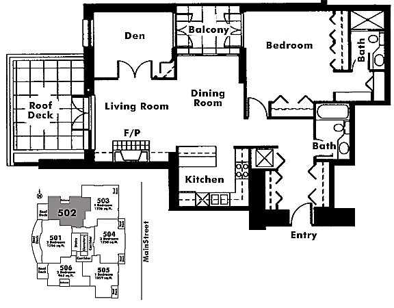 Floor plan 502