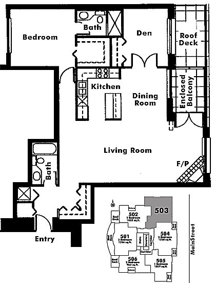 Floor plan 503