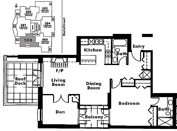 Floor plan 506