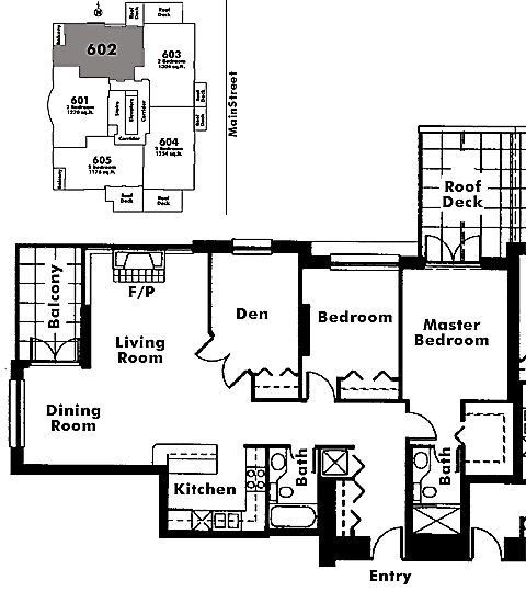 Floor plan 602