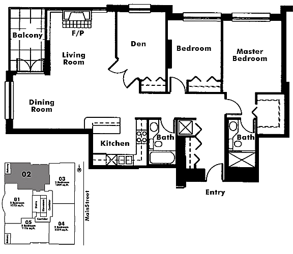 Floor plan 802