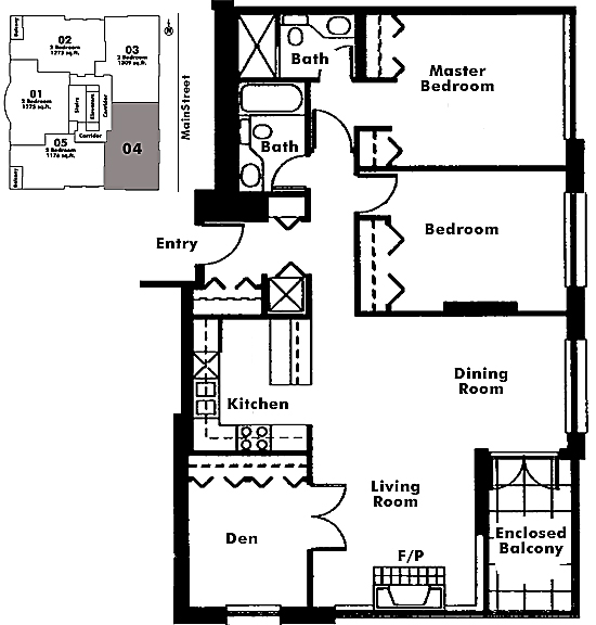 Floor plan 804