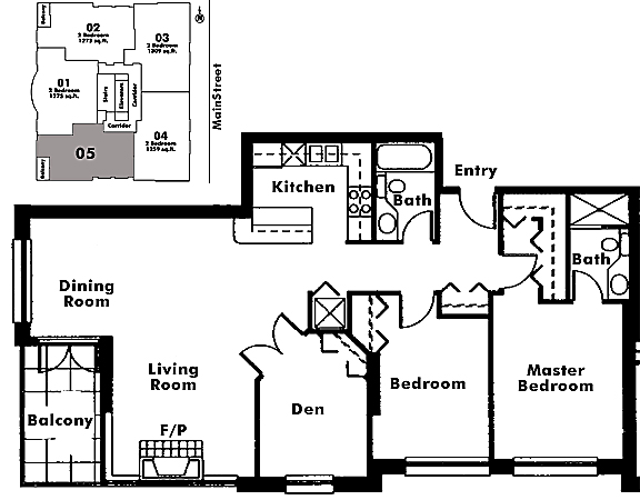 Floor plan 905