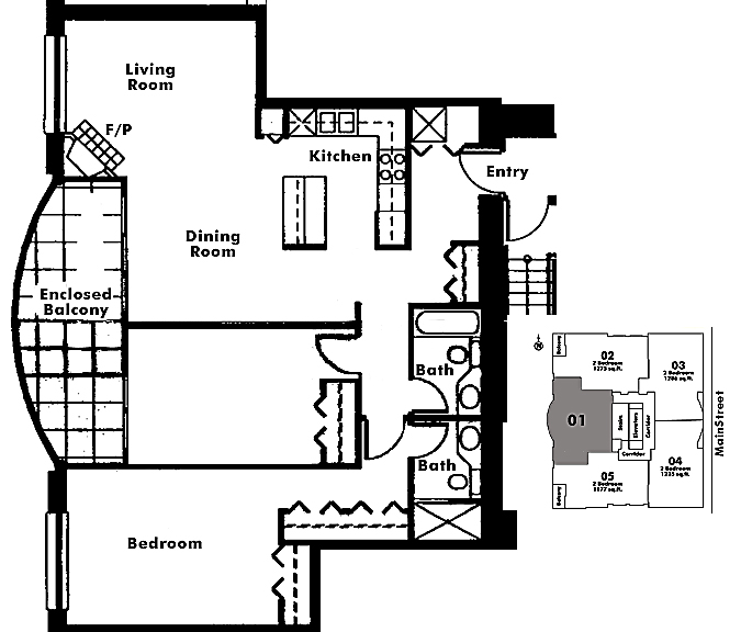 Floor plan 1101