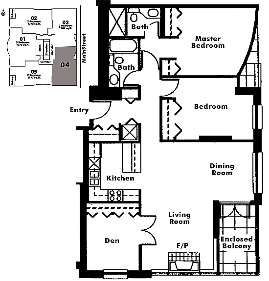 Floor plan 1304