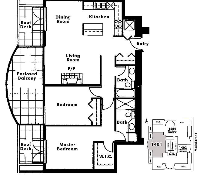 Floor plan 1401