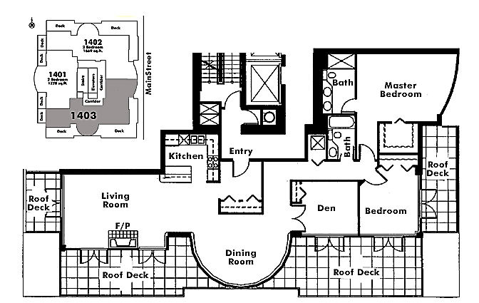 Floor plan 1403