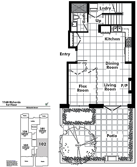 Floor plan 102